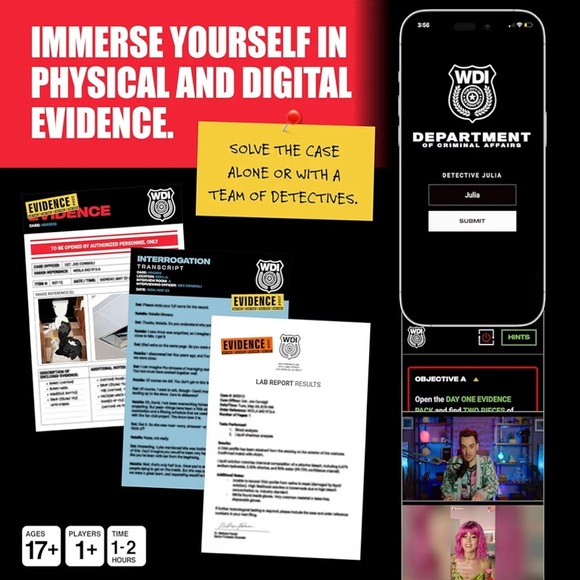 *NEW* Who Killed Mia? A Digitally Immersive Murder Mystery Card Game - Picture 13 of 14